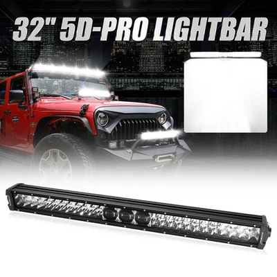 Barra de luz LED de 32 pulgadas AUXBEAM 5D-PRO 192W 22000lm para Dodge Ram 1500 2500 3500 Foto 1 de 4