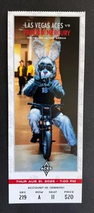 2025 WNBA Phoenix Mercury vs Las Vegas Aces Ticket Stub 8/21/25 - Picture 1 of 1