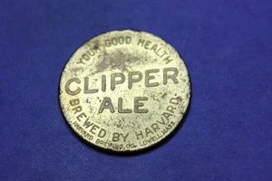 VINTAGE-MEDAILLE-MEDAILLE-CLIPPER ALE-HARVARD BREWING CO.-LOWELL, MASSACHUSETTS - Bild 1 von 2