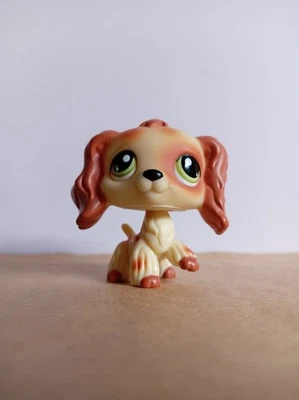 Littlest Pet Shop No # LPS Authentic Cocker Spaniel Dog Puzzle Green Eyes 2006 - Image 1 of 3