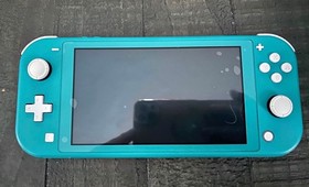 Nintendo Switch Lite Light Blue Handheld Gaming System With Case