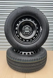 2x GENUINE FORD TRANSIT CUSTOM TURNEO 16” WHEEL 2024-2025 Goodyear Tyre - Picture 1 of 9