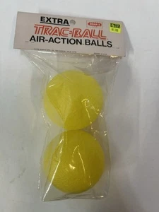 Vintage WHAM-O TRAC-BALL Air-Action Balls 1976 Yelliw NOS - Picture 1 of 5