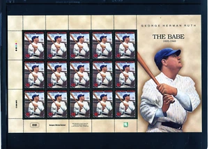 Marshall Island MNH 665 Sht 15 Babe Ruth TR439 - Bild 1 von 1