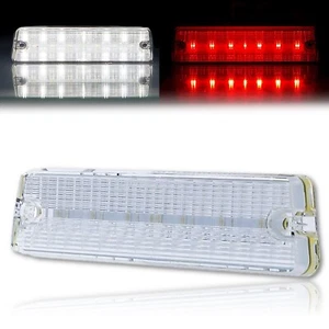 73-91 Chevy GMC Truck Rear LED Cargo 3rd Brake Light Lamp Red White Bulb Lens - Picture 1 of 10