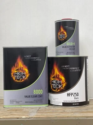 GM / Pontiac /Gmc / Buick   WA8555 Black Basecoat & Gallon Clear Kit - Image 1 of 4