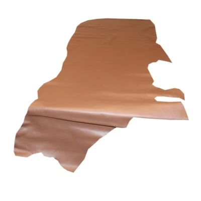 Copper Brown Cowhide Leather | Genuine Full Grain Cowhide Leather piece16-18sqft - Image 1 of 4