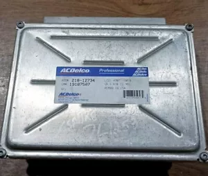 AC Delco Engine Control Module (ECM) 218-12734 GM# 19187507 - Picture 1 of 4