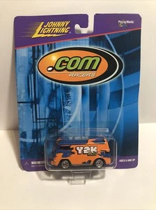 Johnny Lightning .com Racers Series '60s VW Van Orange Y2K Volkswagen Bus - Picture 1 of 15