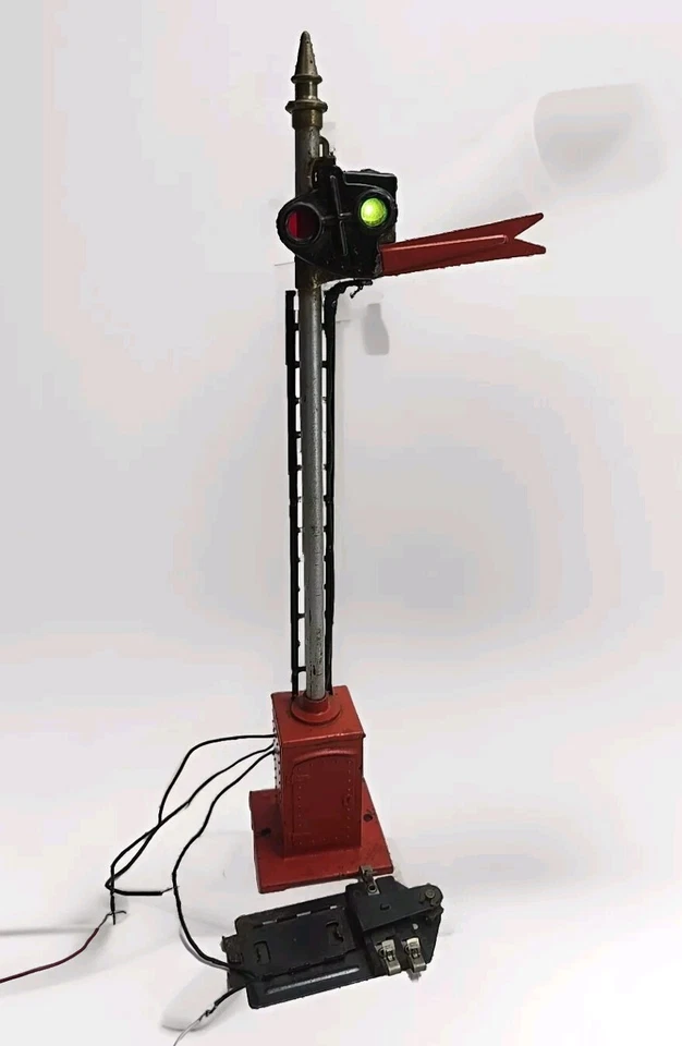 1926-42 Prewar LIONEL Standard Gauge #80 OPERATING SEMAPHORE + Contector - WORKS - Image 1 of 4