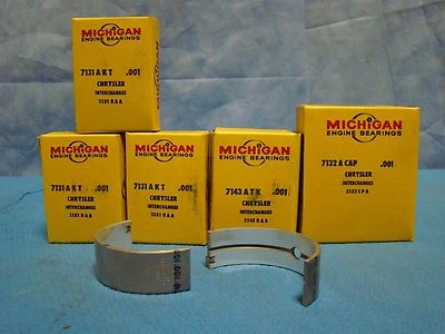 1957 - 73 Dodge Plymouth 318 Main Bearing Set 001 Barracuda Charger Road Runner - Image 1 of 2
