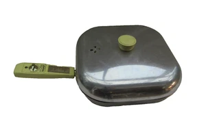 Rare 1950's Sunbeam Controlled Heat Automatic FryPan w/ Lid Sunflower Yellow BXF - Picture 1 of 8