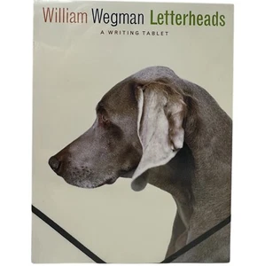 VTG William Wegman Weimaraners Letterheads A Writing Tablet 60 Sheets/6 Designs - Picture 1 of 6