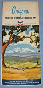 ARIZONA point of interest and touring map CHEVRON ( Atlas Road Map ) (P3) - Picture 1 of 1
