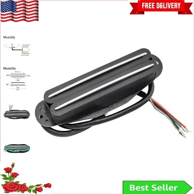 High-Output Humbucker Pickup for Fender Stratocaster/Squier Guitars, Black - Image 1 of 4