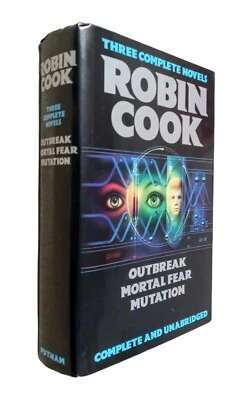Robin Cook Omnibus Three Complete Novels Book Outbreak - Fear - Mutation HCDJ  Foto 1 de 4