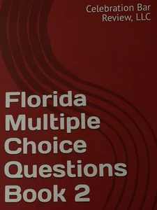 2024 Celebration Bar Exam Review FL FLORIDA Multiple Choice Questions 2 + Barbri - Picture 1 of 1