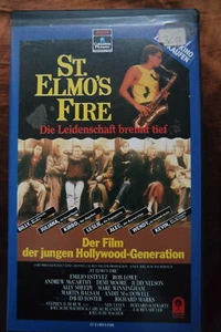 ST. ELMO'S FIRE Demi Moore Emilio Estevez Rob Lowe Ally Sheedy VHS RCA Video - Imagen 1 de 3