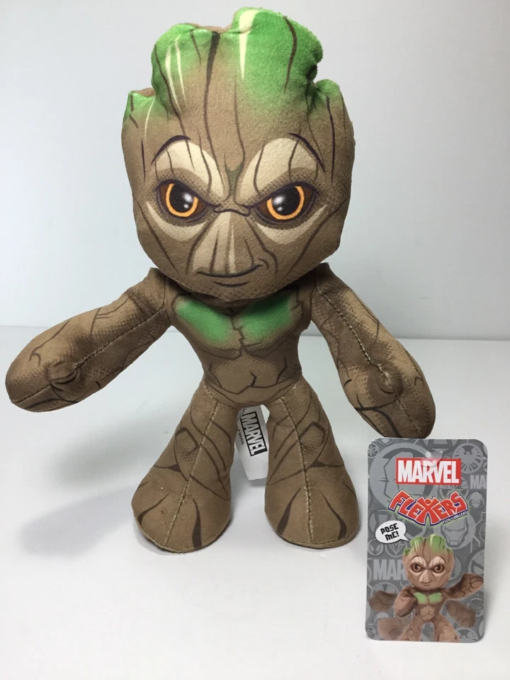 Groot Flexers 10" Plush Poseable Marvel Guardians Bendable 2019