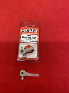 GREAT PLANES NYLON STEERING ARM FOR 5/32" WIRE ( PART # GPMQ4264 ) - Picture 1 of 2