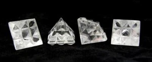Lemurian Master Healing Pyramid Quartz Polished Crystal Carving 30mm - Picture 1 of 1