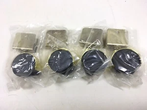 Rueda 40mm Rueda con Soporte U, Pack de 4 Acabado Dorado NUEVO Sin Freno - Imagen 1 de 7