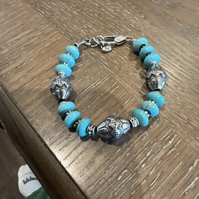 BRIGHTON Faux Turquoise Bracelet **RETIRED** - Image 1 of 4