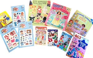 11 Juegos Pegatinas MUÑECAS DE PAPEL_Tamaños/Temas Últimos_Niños, Animales, Princesa, Muñecas de Trapo NUEVO - Imagen 1 de 21