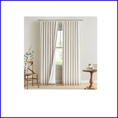 Elegant 84" Blackout Drapes with Pinch Pleat Design - Complete Privacy Solution - Image 1 of 4
