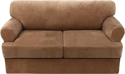 H.VERSAILTEX Sofa Cover 3 Piece T Cushion Loveseat Slipcovers Thick Velvet Couch - Image 1 of 4