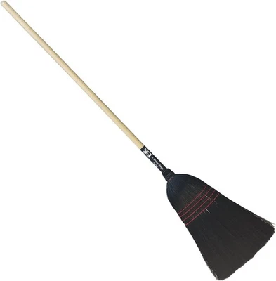 Authentic Hand Made All Broomcorn Broom (54-Inch/Medium - Black) Foto 1 de 4