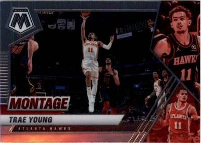 2020-21 Panini Mosaic Montage #29 Trae Young - BSK - Image 1 of 2
