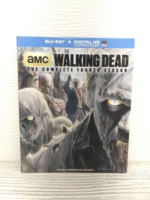 The Walking Dead Season 4 DVD 2014  5 -Disc Set Prison Key Alex Ross Zombie AMC Foto 1 de 4
