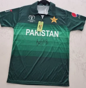 BABAR AZAM SIGNED IN PERSON REPLICA PAKISTAN ODI WORLD CUP SHIRT CRICKET COA - Picture 1 of 8