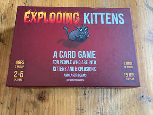 Exploding Kittens Genuine Original Edition Card Game Brand New And Sealed Age 7+