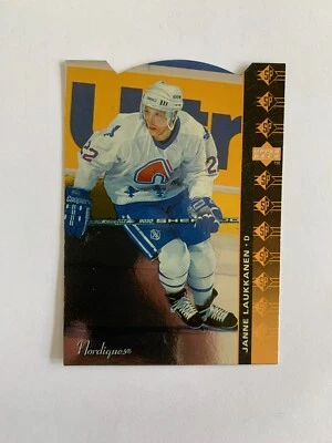 1994-95 Upper Deck SP Inserts Die Cuts #SP157 Janne Laukkanen - Quebec Nordiques - Image 1 of 2