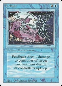 1x Feedback - LP - Revised Edition - SPARROW MAGIC mtg - Picture 1 of 1