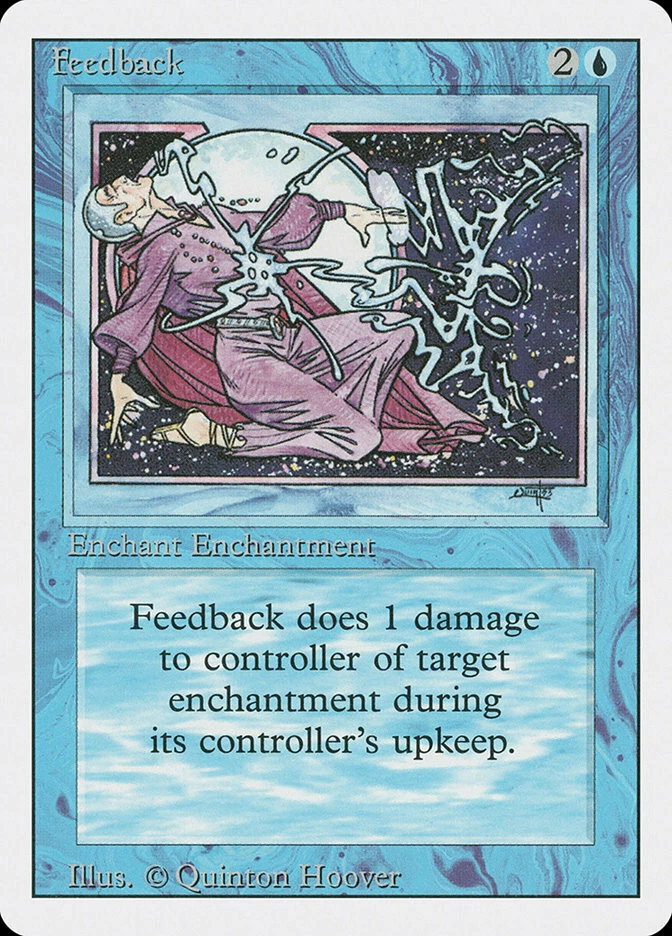 1x Feedback - LP - Revised Edition - SPARROW MAGIC mtg - Image 1 of 1