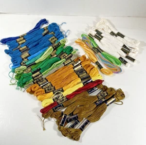 46 Total! 36 Skeins DMC Embroidery floss Variety Pack; 10 Amercn Thread Co floss - Picture 1 of 11