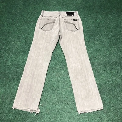 Pantalones de mezclilla Fox Racing para hombre talla 31x30 gris desgastado motocross Y2K Foto 1 de 4