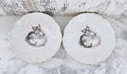 Vintage Kittens Mini Collector Plates Made In Germany Set Of 2 3" In Diameter 