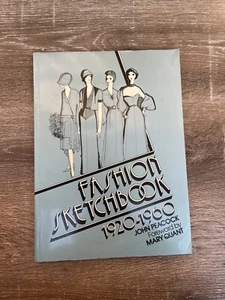 Fashion Sketchbook 1920-1960 John Peacock foreword by Mary Quant - Picture 1 of 6
