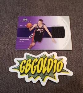 Andrei Kirilenko Upper Deck 2002-03 MVP Materials AK-5 Game Used Jazz - Picture 1 of 2