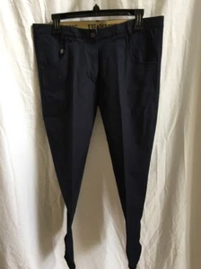 Ladies Breeches Treadstone Knee Patch Isabel 34R Navy NWT - Picture 1 of 9