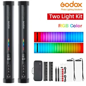 2PCS Godox TL30 RGB handheld Led Video Light Tube Light 360° RGB Full Color APP - Picture 1 of 10