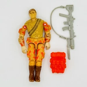 GI Joe Spearhead w/ Gun & Rucksack 1988 3.75" Vintage Action Figure Hasbro ARAH - Picture 1 of 3