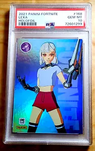 2021 Panini Fortnite LEXA #168 Holo Foil PSA 10 Gem Mint - Picture 1 of 2