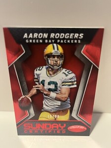 2016 Certified Sunday Certified Mirror Red /99 Aaron Rodgers #1