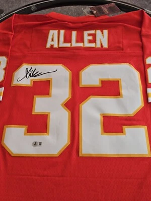 Camiseta Marcus Allen Autografiada/Firmada Kansas City Chiefs Mitchell & Ness Foto 1 de 4