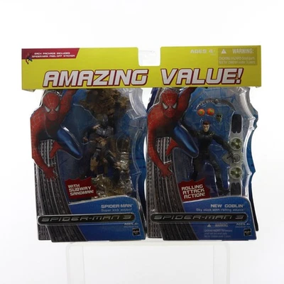Spider-Man 3 Amazing Value 2 Pack New Goblin + Subway Sandman Spiderman 2007 - Image 1 of 4